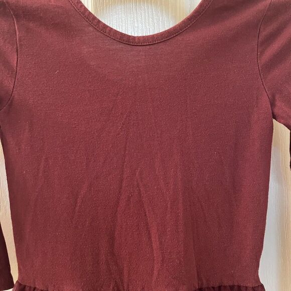 Old Navy Girls Scoop Back Tutu Tulle Dress Long Sleeve Marin Berry Girls Size 4T - Picture 6 of 12